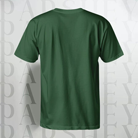 Erkek - Kadın %100 Pamuk Good Vibes Palmiye Desenli Baskılı Yarım Kollu Bisiklet Yaka T-Shirt