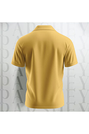Regular Fit %100 Pamuk Polo Yaka Yarım Kollu Basic T-Shirt