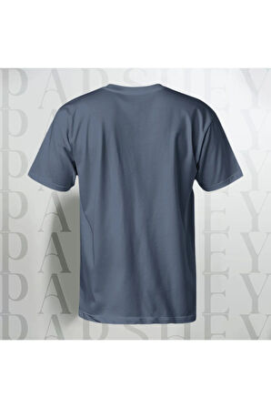Oversize Unisex Yarım Kollu Bisiklet Yaka %100 Pamuk Baskısız T-shirt
