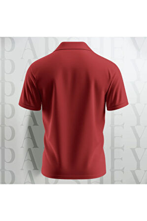 Regular Fit %100 Pamuk Polo Yaka Yarım Kollu Basic T-Shirt