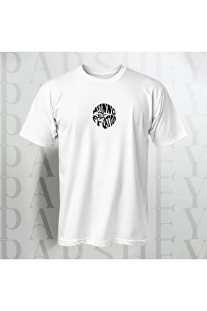 Meet the Innovation Baskılı Unisex Yarım Kollu Bisiklet Yaka %100 Pamuk Oversize T-shirt