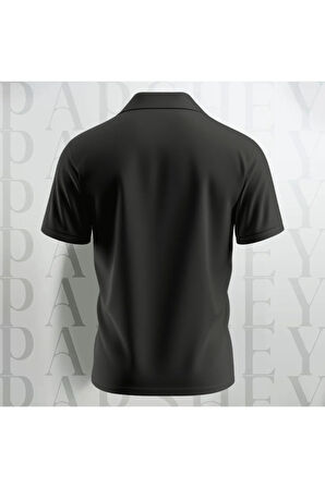 Regular Fit %100 Pamuk Polo Yaka Yarım Kollu Basic T-Shirt