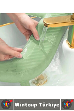 Dayanıklı Esnek Kaymaz Kolay Temizlenir Yumuşak Silikon Banyo Tuvalet Hijyenik Klozet Kapağı Kılıfı