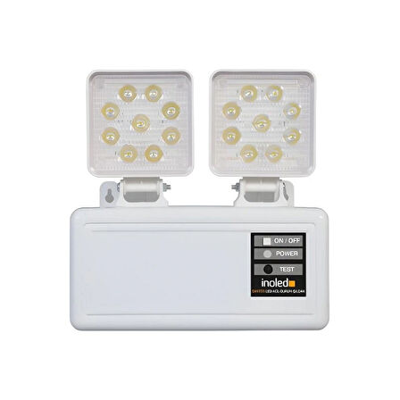 İnoled 2*10 W Santos Led Acil Durum Aydınlatma Armatürü - Beyaz