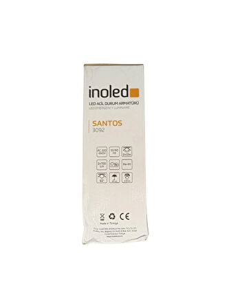 İnoled 2*10 W Santos Led Acil Durum Aydınlatma Armatürü - Beyaz