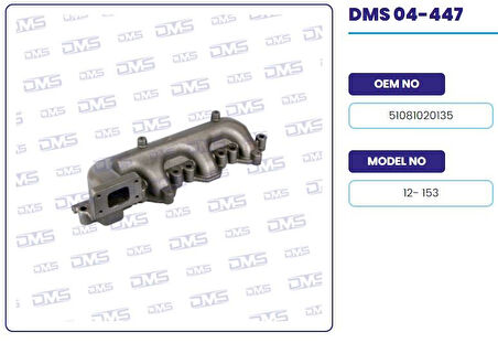 Man Truck Egzoz Manıfoldu Man 12.153-12.163 - Demosan 04-447