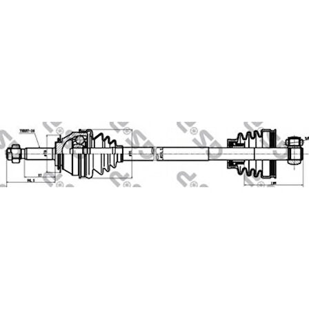 Tofas On Aks Sag Uno 70 1,4i 94 00 - Gsp 217016