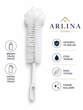 Arlina Home Biberon ve Matara Temizleme Fırçası 29 cm Uzun