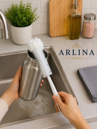 Arlina Home Biberon ve Matara Temizleme Fırçası 29 cm Uzun