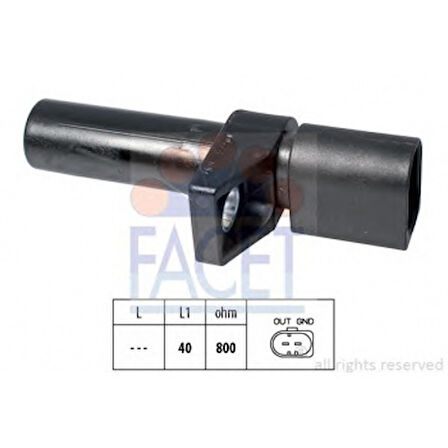 Mercedes Krank MILI Konum Sensoru W203 00>07 W204 07>14 W212 09>16 W221 05>13 Sprinter 96>16 - Facet 9.0578