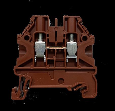 WIELAND 4 MM KAHVERENGİ VİDALI KLEMENS ( 10 Adet )