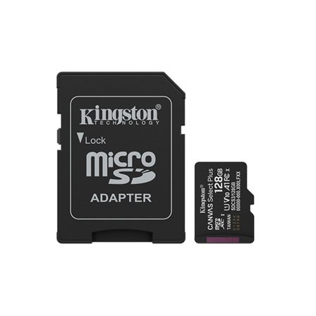 Kingston SDCS3 128GB Micro SD Canvas Select Plus 10 Hafıza Kartı (SDCS3/128GB)