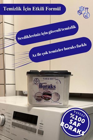 Boraks Çamaşır Deterjanı Beyazlatıcı Boraks (  Boraks) 1000G-1Kg