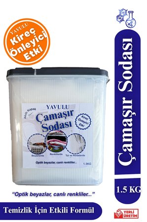 Çamaşır Sodası Ultra Beyazlatıcı Optik Etkili 1000g-1kg (BÜYÜK BOY)