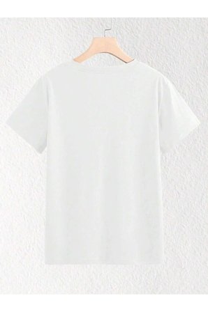 Unisex Leopar Desenlı Vişne Baskılı Tasarım Tshirt