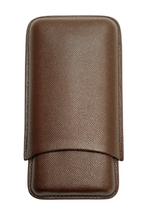 Cohiba Kahverengi Üçlü Deri Puro Kılıfı TR10032