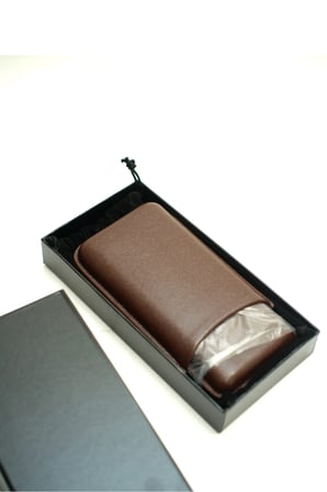 Cohiba Kahverengi Üçlü Deri Puro Kılıfı TR10032