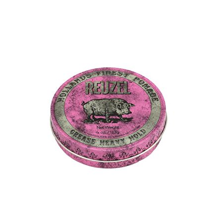 Reuzel Pink Grease Heavy Hold Pomade Erkek için Saç Tutucu 113Gr