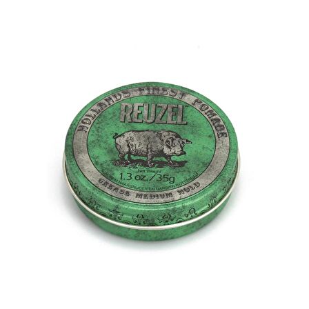 Reuzel Green Pomade Grease Erkekler için Saç Şekillendirici Krem 35Gr