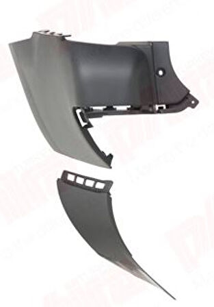 Psa Arka Tampon Sol Cift Kapı Maxı Siyah Berlingo 08> - Phira Br-08365