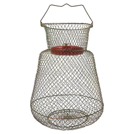 Albastar Şamandralı 38cm Tel Livar Balık Sepeti 12mm Göz