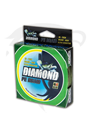 Diamon Pe Braid 4x Örgü Ip Misina 100mt Yeşil