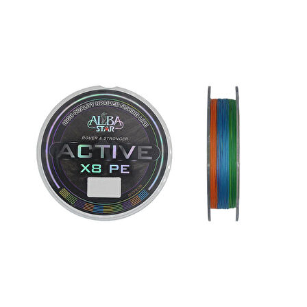 Albastar Active 8x MC İp Misina 0,15mm