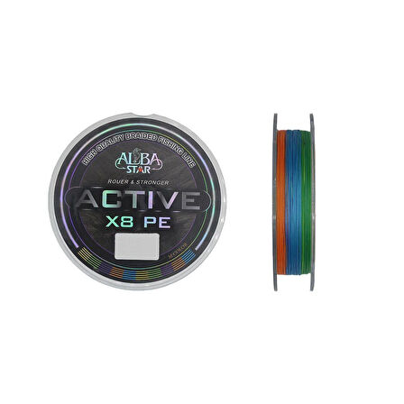 Albastar Active 8x MC İp Misina 0,17mm