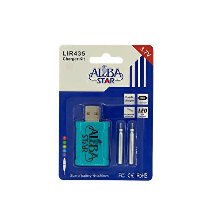 ALBASTAR USB ŞARJ KİTİ +2 -LIR435 BATTERY