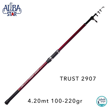 Albastar 2907 Trust 4.20mt 100-220gr Teleskopik Surf Kamış