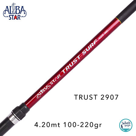 Albastar 2907 Trust 4.20mt 100-220gr Teleskopik Surf Kamış