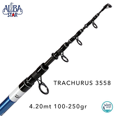 Albastar 3558 Trachurus 4.20mt 100-250gr Teleskopik Surf Kamış