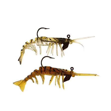 Albastar Gamba Silikon Karides Yem 2li Combo E007 / E008-5 CM