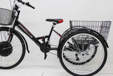 Dorello elektriklicargo bisikleti 48 dc. 1000 watt cargo bisikleti 3 tekerlek