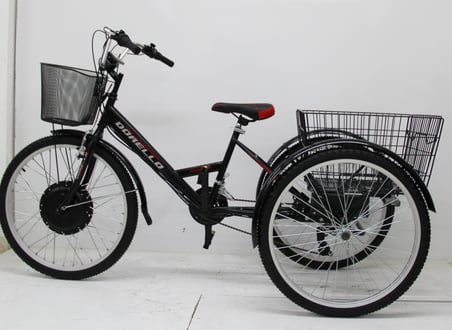 Dorello elektriklicargo bisikleti 48 dc. 1000 watt cargo bisikleti 3 tekerlek