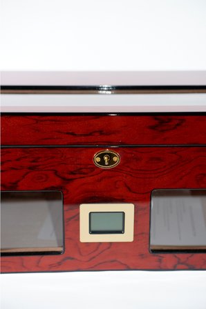 PremiumQuality Lince Kırmızı Sedir Humidor Puro Kutusu - TR8795
