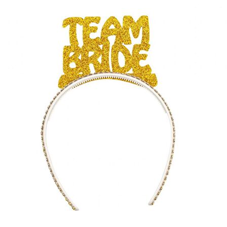 Bekarlığa Veda Team Bride Renkli Simli Eva Taç