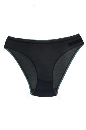 2729 Kadın MicroModal Şeffaf Lastik Bikini Külot