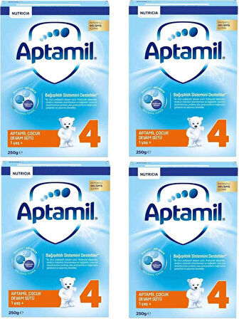 Aptamiş 4 Bebek Sütü +1 yaş 250 gr 4'lü