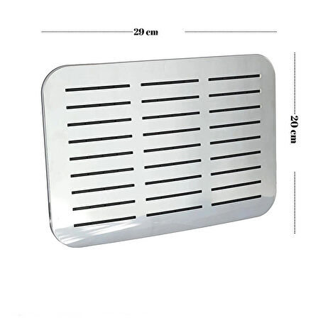 Yapıtaşı Yt298 Lotus Banyo Tepe Duş Başlığı Dikdörtgen
