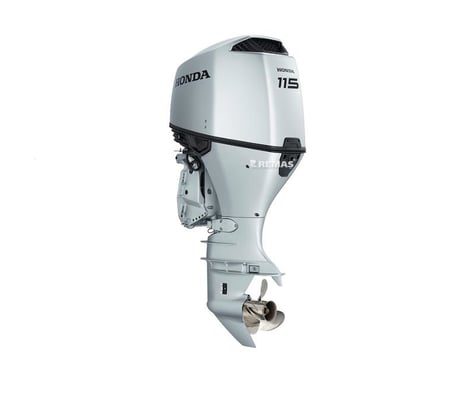 Honda BF 115 J LRU Uzun Şaft Marşlı Trimli Direksiyonlu Mekanik Kumanda Kolu Deniz Motoru 