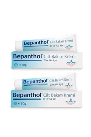 Bepanthol Cilt , El Ve Yüz Kremi Cilt Bakım Kremi 30 Gr X 2 Adet