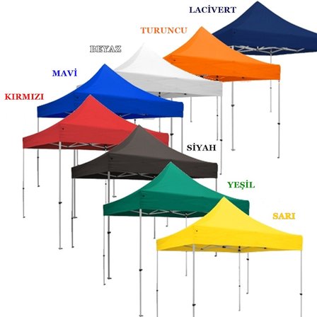 Missidea 3×3 Makaslı Katlanır Çardak Mavi
