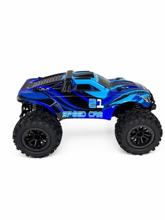 Arlina Home Kids Uzaktan Kumandalı Araba Mavi 50 Km/H 2.4 GHz Off-Road Şarjlı
