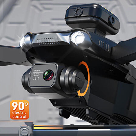 Gepettoys 4D-V28 1080P FULL HD CAMERA BRUSHLESS MOTOR GPS TAKİP ÖZELLİKLİ 2 BATARYALI DRONE