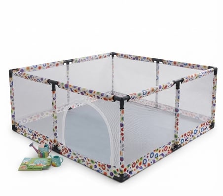 Missidea  Bebek ve Çocuk Çok Renkli  Oyun Parkı Güvenli Oyun Alanı –120x120 cm