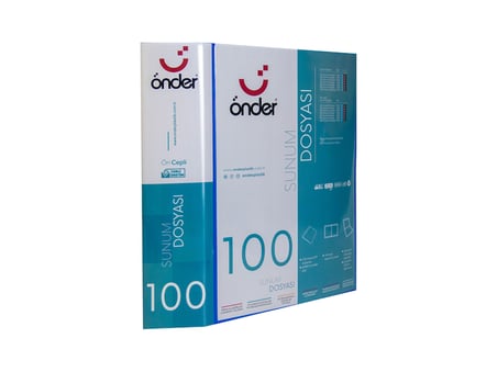 ÖNDER SUNUM DOSYASI PP A4 ÖNCEPLİ 100 LÜ MAVİ 1300-1-12 ADET