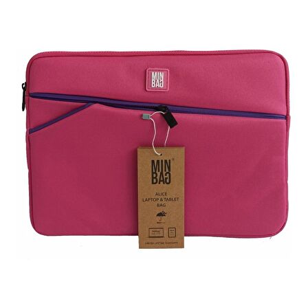 Minbag Alice 10,5"-13" Laptop ve Tablet Çantası Pembe