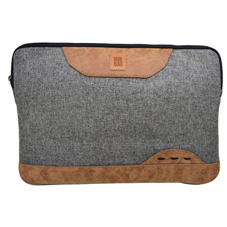 Minbag Danny Koyu Gri Taba Laptop Çantası 544-14
