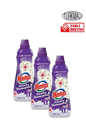 ÇAMAŞIR YUMUŞATICISI MİNTAX LİLYUM BAHÇESİ 1440 ML X3 ADET